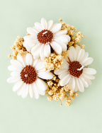 White Candle Daisies 3 pcs in a Pot