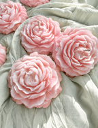 Peony Pink Single Candle Large