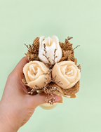 White and Beige Tulips in a Pot (3tulips)